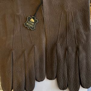 Sermoneta Gray Gloves suede men’s